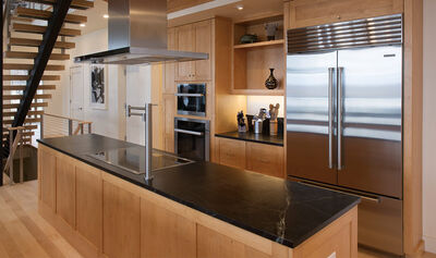Contemporary Cabinetry that Goes Against the Grain